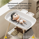 Многофункциональный пеленальный столик Falamino. Детский пеленальный столик с горкой для купания и игрушкой-мобилем (BT-10) - изображение 2
