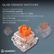 Клавиатура GamePro Asgard Valhalla 75% Exploded QLAB Orange Switches (MK160B Pro) - изображение 7