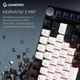 Клавиатура GamePro Asgard Valhalla 75% Exploded QLAB Orange Switches (MK160B Pro) - изображение 9
