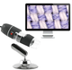Цифровой микроскоп USB Magnifier SuperZoom 50-500X с LED подсветкой - изображение 4