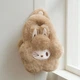 Милая плюшевая сумка POP MART The Monsters: Classic Series-Plush Flower Bag Labubu Тоут на плечо (Brown) - изображение 3