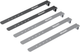 Opaski zaciskowe Unitek FlexiTie 5 szt Space Grey/ Black (OT1095A03) - obraz 2