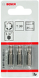 Набір біт Bosch T30 x 25 мм 3 шт (3165140301480) - зображення 1