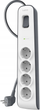 Мережевий фільтр Belkin Surge Protectors 4 розетки (BSV400VF2M-V2) - зображення 2