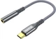 Адаптер-переходник ColorWay USB-C 3.5 мм Female Audio 14 см Grey (CW-AD-CJ) - изображение 2