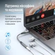Адаптер-переходник ColorWay USB-C 3.5 мм Female Audio 14 см Grey (CW-AD-CJ) - изображение 8
