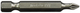 Zestaw bitów Makita PZ1 x 50 mm 3 szt (0088381409414) - obraz 3