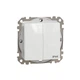 Вимикач двоклавішний Schneider Electric Sedna Design IP44 білий SDD211105 - зображення 1
