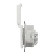 Розетка Schneider Electric Sedna Design с крышкой с заземлением з защитными шторками IP44 белая SDD211024 - изображение 6