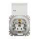 Розетка Schneider Electric Sedna Design с крышкой с заземлением з защитными шторками IP44 белая SDD211024 - изображение 8
