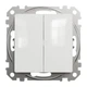 Перемикач двоклавішний Schneider Electric Sedna Design білий SDD111108 - зображення 3