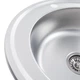 Кухонная мойка из нержавеющей стали Platinum 510 ДЕКОР (0,6/170 мм) - изображение 4