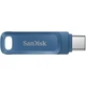USB флеш накопичувач SanDisk 128GB Ultra Dual Drive Go Navy Blue USB 3.1 Type-C (SDDDC3-128G-G46NB) - изображение 1