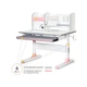 Парта Mealux Edmonton Multicolor Pink з полицею (BD-610 W/МС + PN с полкой) - изображение 1
