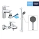 Набір змішувачів 3 в 1 для ванної кімнати Grohe QuickFix StartEdge S-Size UA202501SQ - зображення 10