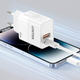 Мережевий зарядний пристрій Unitek USB-A + USB-C 20W White (P1124AWH01-EU) - зображення 4