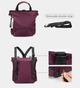 Torba na laptopa Tigernu T-S8169 14.1" Burgundy (T-S8169) - obraz 5