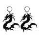 Серьги черные драконы DRAGON - изображение 1