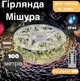 Гирлянда роса мишура хвойная лапа 100 м 3000 ламп зеленая проволока от сети с пультом управления - изображение 1