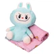 Мягкая игрушка-плед, подушка 3 в 1 Лабубу 50 см Мятный ТМ COLORFUL HOME LAB2M - изображение 1