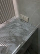 Раковина графитовая из глянцевого керамогранита со столешницей 1200×450×150 мм, прямоугольная со щелевым сливом под углом, индивидуальные размеры, подвесная/накладная - изображение 8