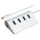 Концентратор Vinga Type-C to 4*USB3.0 1.0m cable aluminium (VCPHCU304) - зображення 1