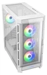 Корпус Cougar Duoface Pro rgb White, без бп, ATX/Micro ATX/Mini itx, usb 3.0x2, usb 2.0x1, Type-C Gen 2, rgb подсветка, 4x120 argb, закаленное стекло, 240x496x465 мм - изображение 2