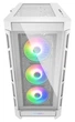 Корпус Cougar Duoface Pro rgb White, без бп, ATX/Micro ATX/Mini itx, usb 3.0x2, usb 2.0x1, Type-C Gen 2, rgb подсветка, 4x120 argb, закаленное стекло, 240x496x465 мм - изображение 3