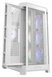 Корпус Cougar Duoface Pro rgb White, без бп, ATX/Micro ATX/Mini itx, usb 3.0x2, usb 2.0x1, Type-C Gen 2, rgb подсветка, 4x120 argb, закаленное стекло, 240x496x465 мм - изображение 6