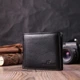 Шкіряне чоловіче портмоне із затискачем ST Leather 22481 Чорний - зображення 8