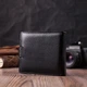 Мужской трендовый бумажник из натуральной кожи ST Leather 22553 Черный - изображение 10