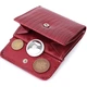 Фактурный женский кошелек из натуральной кожи ST Leather 22705 Красный - изображение 5