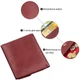 Небольшой женский бумажник с монетницей ST Leather 18920 Бордовый - изображение 4