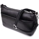 Стильная женская сумка с двумя ремешками из натуральной кожи VINTAGE Bag 22926 Черный - изображение 2
