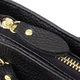 Классическая женская сумка с жестким дном из натуральной кожи VINTAGE Bag 22987 Черный - изображение 6