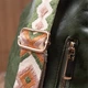 Сумка компактного размера с одной лямкой через плечо из гладкой экокожи Vintage 22771 Зеленый - изображение 12