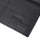 Лакированный тонкий кошелек с фактурой под рептилию из натуральной кожи ST Leather 22716 Черный - изображение 8