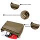 Стильная кожаная сумка с плотным дном для женщин VINTAGE Bag 22984 Оливковый - изображение 4
