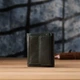 Женский миниатюрный кошелек из натуральной кожи ST Leather 23083 Зеленый - изображение 10