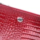 Фактурный клатч на два отделения из лакированной натуральной кожи ST Leather 22692 Красный - изображение 5