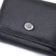 Небольшое женское портмоне с монетницей из натуральной кожи ST Leather 22730 Черный - изображение 5