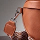 Женская сумка через плечо в классическом цвете из натуральной кожи Vintage 22658 Рыжая - изображение 9