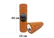 Массажный ролик EasyFit Grid Roller 45 см v.2.1 Оранжевый (A-021496) - изображение 1