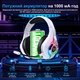 Игровые беспроводные наушники Kotion Each GS400 Ultra с микрофоном, Bluetooth + 2.4G + AUX, RGB-подсветка, 7.1 звук, для ПК, PS4, PS5, Nintendo Switch, телефона White - изображение 2