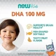 NOW Рыбий жир для детей, DHA Kids - 60 софтгель (733739016072) - изображение 3