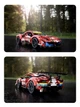 Конструктор Ferrari 488 GTE "AF Corse #51" - спорткар машинка технік, 1684 деталі (Крафтове пакування) - изображение 10