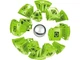 Магнитный конструктор KOR Pantone Green, Geomag (PF.800.672.00), 55 дет. - изображение 2