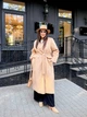 Пальто вовянне, довге, на підкладці Арт SABRINA-05428 бежевий 48-52 - изображение 3
