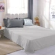 Набор простыней 2 шт Zastelli 14-4203 Light Grey бязь 180*210 см - изображение 1