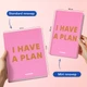 Мини-планер «I HAVE A PLAN mini» розовый - изображение 4
